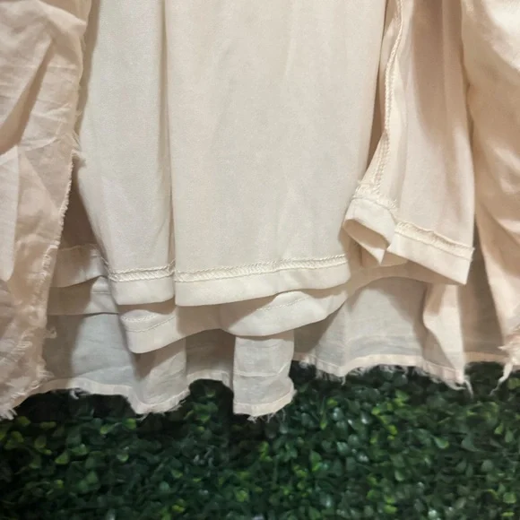 LISTICLE SHORT SLEEVE LINED BABY DOLL DRESS - Picture 4 of 7